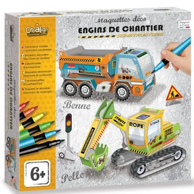 Imagen del producto de Crealign: Kit de construcción de vehículos – un set creativo para manualidades
