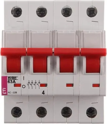 Immagine prodotto di Sezionatore modulare 63A 4P 400V SV 463 002423414