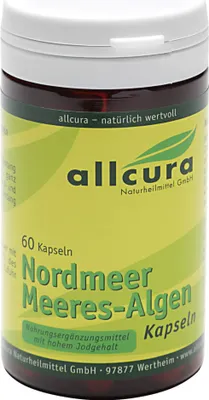 Obrázek produktu pro allcura Kapsle ze severních mořských řas, 60 kapslí