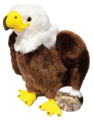 Image de Peluche GIRST Aigle, marron