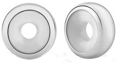 Produktbild von Charm Stopper 925 Sterling Silber mit Silikon 2er Set für Bead Armband 2,5mm Lochgröße