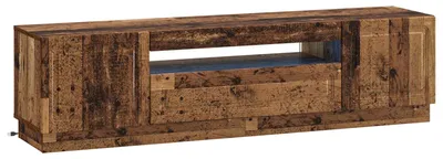 Produktbild von vidaXL LED-TV-Schrank Altholz Holzwerkstoff