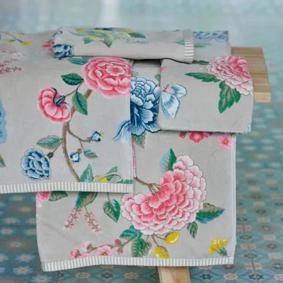 Produktbild von Pip Studio Gästetuch-Set Good Evening 3x Farbe Khaki, Größe 30x50 x 3