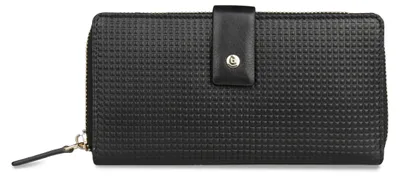Image de bugatti porte-monnaie Noemi Ladies Long Zip Wallet Black noir