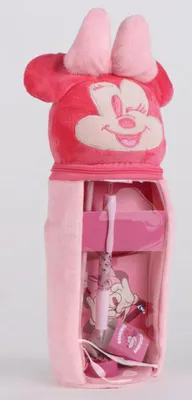 Produktbild von Disney Minnie Wink Pink Plüsch Schlampermäppchen gefüllt