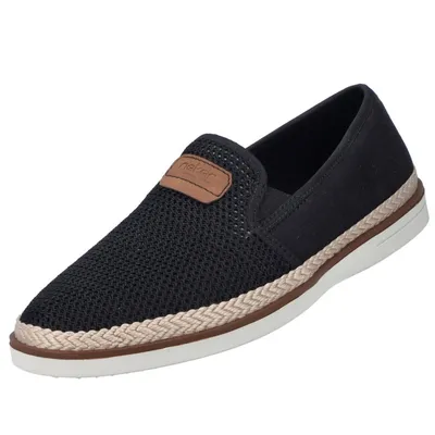Produktbild von Rieker Herren Slipper 22348-40, 22348-42, 22348-44, 22348-45 RIE-B2366 schwarz/schwarz/nuss 40