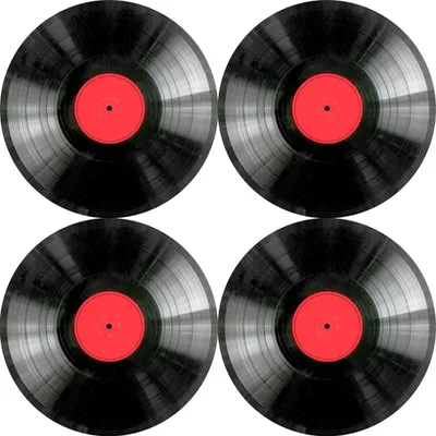 Obrázok produktu pre Súprava podložiek na stôl Bertoni, 4-dielna, okrúhla, 33 cm, vinyl