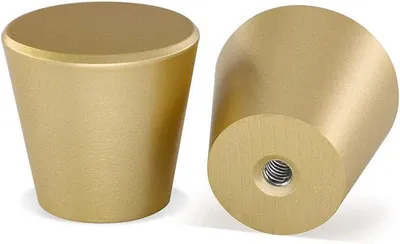 Produktbild von Schrankgriff LONTAN 4 Stück goldene Möbelknöpfe, goldene Metallschrankgriffe, Schubladenknöpfe, Schrankknöpfe, Türknöpfe, Kleiderschrankgriffe, Möbelg