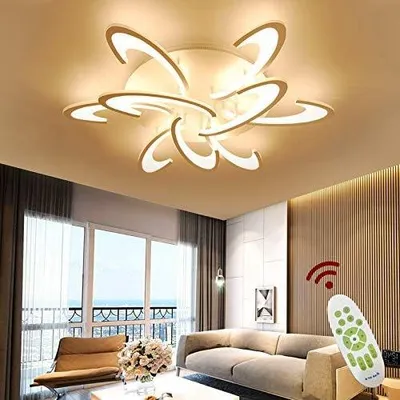 Immagine prodotto di Lampada da soffitto a LED 2127-9 con telecomando, con possibilità di regolare il colore e l'intensità della luce