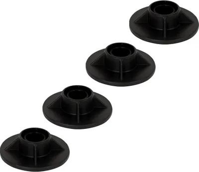 Produktbild von Bestway® Ersatzteil-Set Standfuß (schwarz / 4 Stück) für ausgewählte Steel Pro™ Pools, eckig