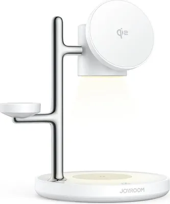Immagine prodotto di Joyroom Caricabatterie wireless Qi2 4 in 1 da tavolo - Bianco