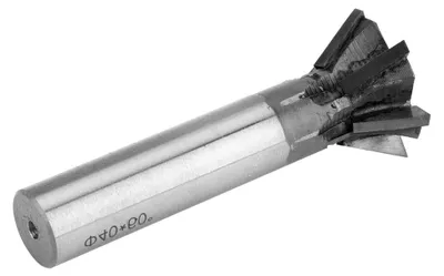 Produktbild von Hartmetall-Zementfräser mit 6 Schneiden und 60-Grad-Fasenwinkel, geeignet für präzises Metallschlitzen