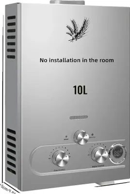 Obrázok produktu pre Ohrievač vody, nerezová oceľ, priechodný ohrievač, 20 kW, 10 l, farba ocele