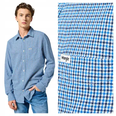 Immagine prodotto di Wrangler | Camicia da uomo, 1 taschino, cotone leggero, modello classico, taglia M