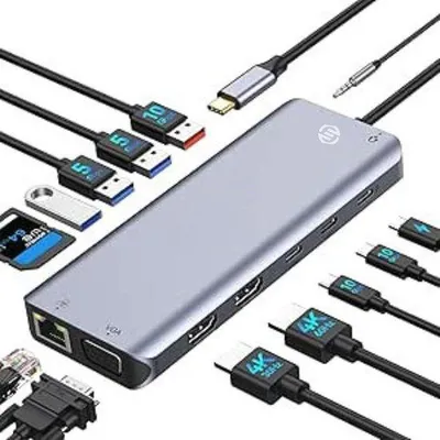 Image de Station d'accueil pour ordinateur portable avec ports USB