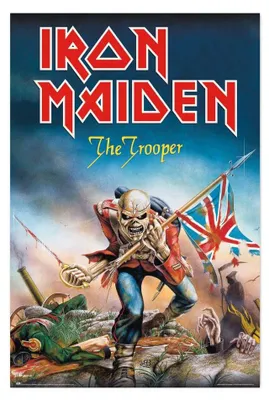 Image de IRON MAIDEN - THE TROOPER - 61x91,5cm - Affiche Poster