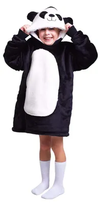 Produktbild von Noxxiez Kuschel-Hoodie Small Pullover Panda, 3-6 Jahre