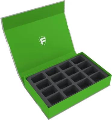 Productafbeelding van Magnetische doos, groen, voor 16 Citadel-verfpotjes