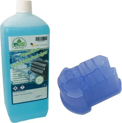 Produktbild von 1L JaTop Scherkopfreiniger, 1 Kartusche geeignet für Reinigungsstation Braun