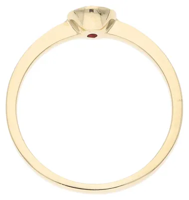 Produktbild von JuwelmaLux Ring 333 Gold mit Rubin und Zirkonia JL10-07-2674 56