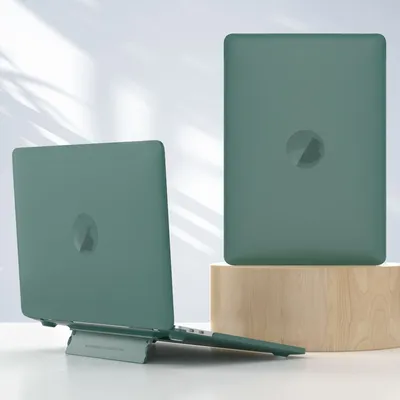 Image de Housse de protection Frosted pour Apple Macbook Air 15,3 (A2941) 2023, couleur:vert foncé