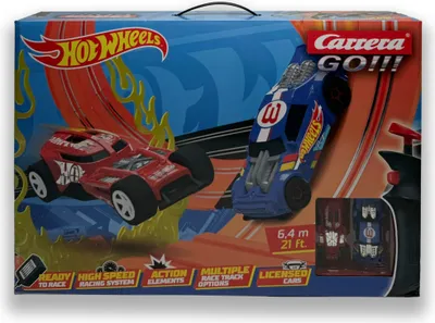 Produktbild von Carrera Go!!! Hot Wheels 6.4 Rennbahn Set