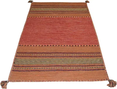 Zdjęcie produktu dla Tappeto ANTIQUE KILIM 60X90 cm ORANGE | GalleriaFarah1970
