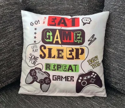 Immagine prodotto di Gaming / Console Federa per cuscino: Gamer - 40 cm x 40 cm