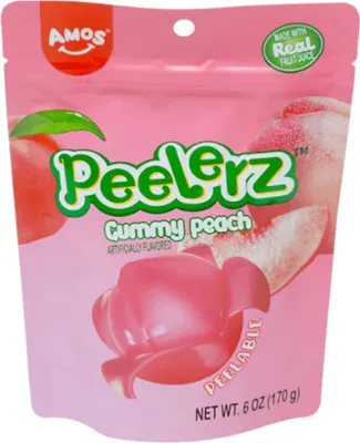 Produktbild von Amos Peelerz Gummy Peach 170g
