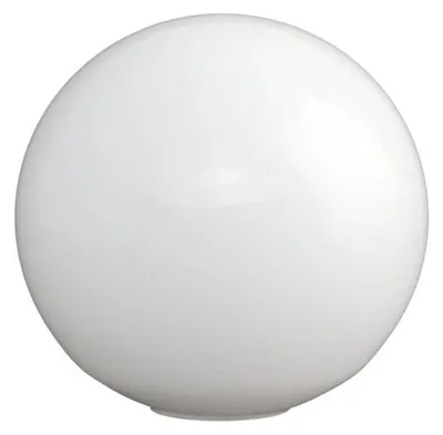 Image de Verre sphérique pour lampe, blanc brillant, Ø 25 cm, verre de rechange sans collerette, abat-jour en verre, abat-jour globe