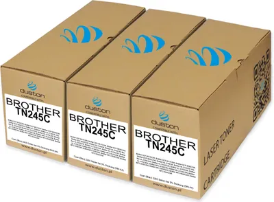 Produktbild von 3x TN245C, TN-245C Blau Duston Toner Druckertoner Patrone kompatibel zu Brother DCP9020 HL3140CW HL3150 HL3170 HL3170CDW MFC9140CDN CFC9330CDW MFC-9340CDW
