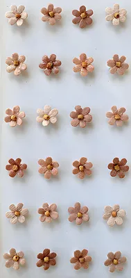 Produktbild von ROESSLER PAPIER Sticker Papierblüten mit Perle, Rössler