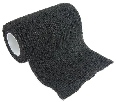Produktbild von 1 Haftbandage Selbsthaftende Bandage / Fixierbinde 10 cm x 4,5 m schwarz