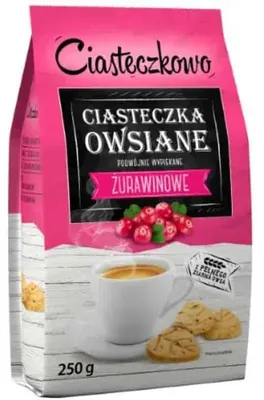 Produktbild von Sante Cookies Haferflocken-Cranberry-Kekse 250g