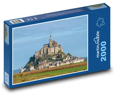 Zdjęcie produktu dla Puzzle 2000 Mont Saint Michel - miasto, klasztor - martinpuzzle