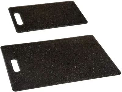 Produktbild von Schneidebrettset, Polypropylen, 2 Stück, schwarz