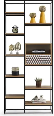 Produktbild von Bücherregal Design Regal Holzregal Standregal Aktenregal Büroregal