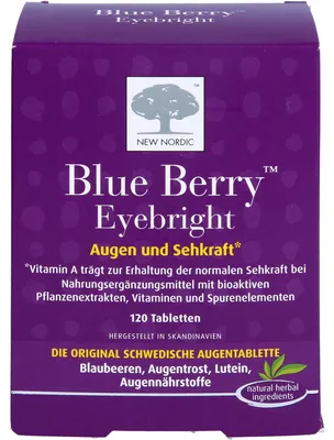 Produktbild von Blue Berry Eyebright Augen und Sehkraft Tabletten, 120 St. Tabletten