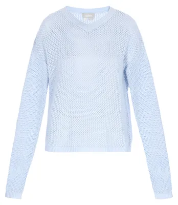 Obrázok produktu pre Pletený sveter Felipa – modrá farba, veľkosť M/L