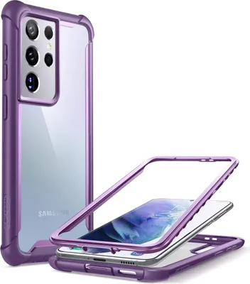 Produktbild von Lila Hülle Für Samsung Galaxy S21 Ultra Hülle Bumper Stark Sm-G998