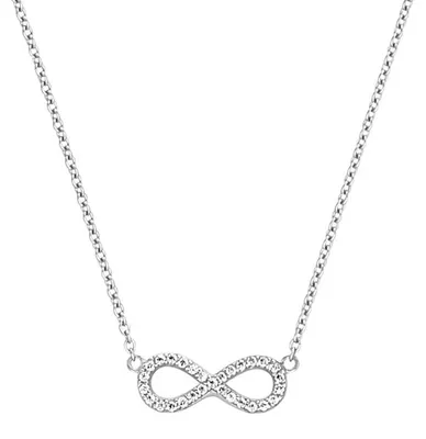 Produktbild von s.Oliver Damen Halskette 2032882 Infinity Silber Zirkonia