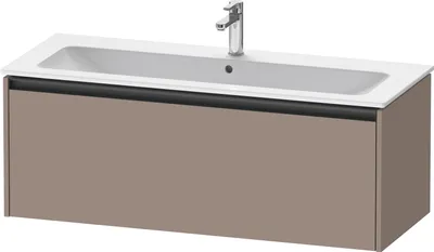 Produktbild von Duravit Ketho.2 Wastafelonderkast 121x48x44 cm Mat Basalt