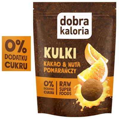 Obrázek produktu pro Kulki kakaowe o smaku pomarańczowym 65 g