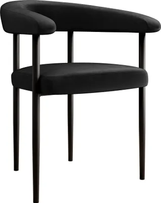 Produktbild von MIRJAN24 Stuhl Aria, Esszimmerstuhl, Wohnzimmer, Beine aus Metall, Modern Kollektion (Farbe: Magic Velvet 2219)
