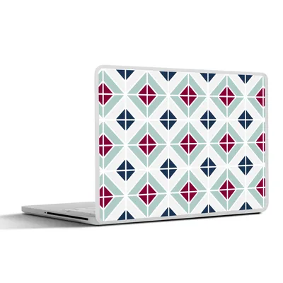 Produktbild von MuchoWow® Laptop Aufkleber Sticker Cover Muster - Fliese - Abstrakt 25x18 cm - Laptop-Deko