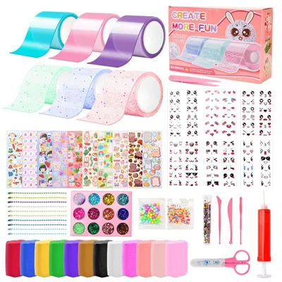 Productafbeelding van Nano Tape Magic: Creatieve knutselset voor kinderen - 65 onderdelen