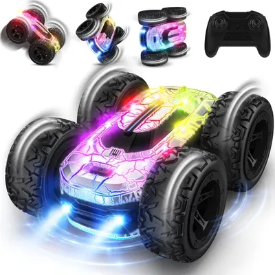 Immagine prodotto di Auto RC - Fuoristrada 4x4 - Rotazione 360 gradi - Luci LED - 2,4 GHz