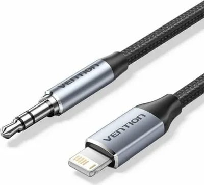 Immagine prodotto di Adattatore audio vention bmchf/ spina 3,5 - lightning maschio/ 1m/ grigio