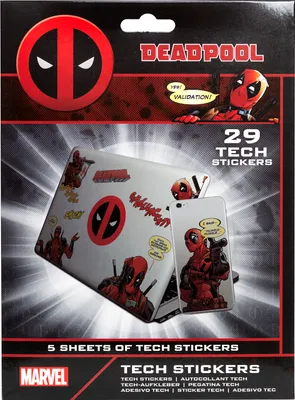 Produktbild von Deadpool (Merc With A Mouth) Tech Stickers