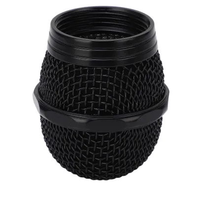 Produktbild von Mic Ball Head Mesh,Ball Head Mesh Grill,Microphone Replacement Head,Microphone Mesh Cover,Black Mic Replacement Mesh,Steel Microphone Mesh